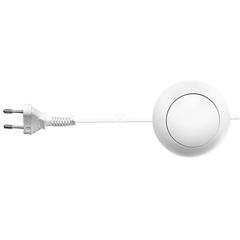 Przewód przyłączeniowy 300cm z wyłacznikiem nożnym biały SP/WN3,0(2X0,75)BIA PRW10000402