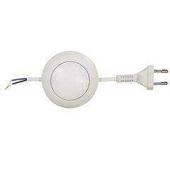 Przewód przyłączeniowy 200cm z wyłacznikiem nożnym biały SP/WN2,0(2X0,75)BIA PRW10000367