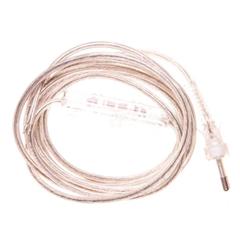 Przewód przyłączeniowy 0,25m z wyłącznikiem bezbarwny SP/W-250/2X0,75/WOR-BZB YNS10000562