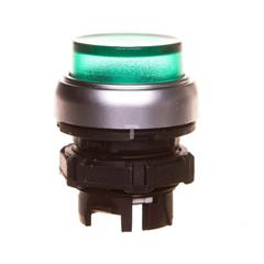 Napęd przycisku zielony z podświetleniem bez samopowrotu LPCQL203