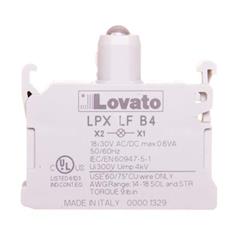 Oprawka z LED czerwona 18-30V AC/DC światło migające LPXLFB4