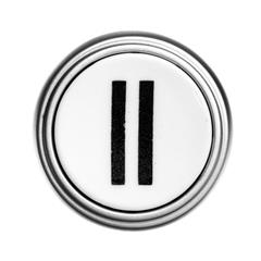  Napęd przycisku 22mm biały z samopowrotem bez adaptera symbol /II/ LPCB1128