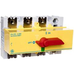 Rozłącznik izolacyjny DILOS 2 200A 3P czerwony/żółty bezpieczenstwa D/061326-203 730097