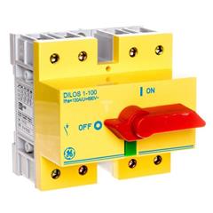 Rozłącznik izolacyjny DILOS 1 100A 4P czerwony/żółty bezpieczenstwa D/061416-203 730136