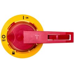 Pokrętło + przedłużenie 200mm czerwony/żółty D1D2 D/061910-012 730257