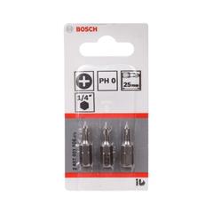 Końcówki wkręcające BIT PH0 EH 3PC 2607001506 /3szt./