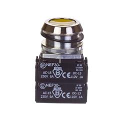 Przycisk sterowniczy 30mm żółty 4Z z samopowrotem W0-NEF30-K4X G