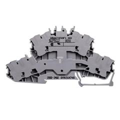 Złączka szynowa 2-piętrowa 2,5mm2 szara TOPJOB 2002-2402 