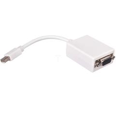 Kabel adapter miniDisplayPort 1.1a Typ miniDP/VGA, M/Ż biały 0,15m