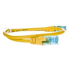 Kabel krosowy (Patch Cord) U/UTP kat.5e żółty 0,5m DK-1512-005/Y