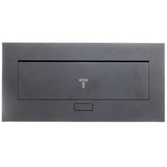 Gniazda wpuszczane w blat 3x230V AC czarne OR-AE-1335/B