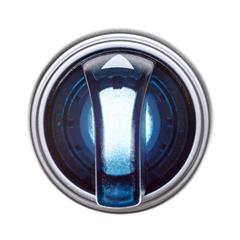 Napęd przełącznika 3 położeniowy niebieski z podświetleniem bez samopowrotu LPCSL1306