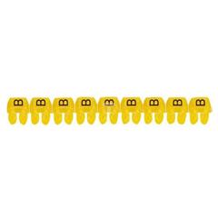 Oznacznik żółty litery CAB3 KO 0.5-1.5mm2 /B/ 038301 /300szt./