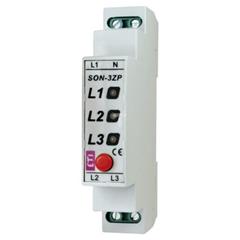 Sygnalizator obecności napięcia LED 3x400V 3-fazowy z przyciskiem SON-3 ZP 002471410
