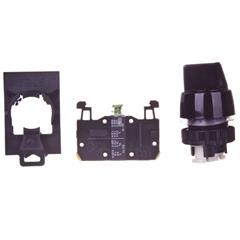 Przełącznik 2 położeniowy pokrętło 22mm czarny 1Z bez samopowrotu ST22-P.CZ-10\CZ