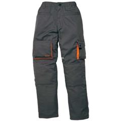 Spodnie robocze ocieplane z poliestru i bawełny szaro -pomarańczowe rozmiar XL M2PAW M2PAWGRXG