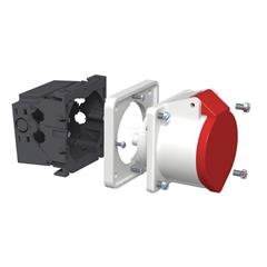 Puszka osprzętowa do gniazda CEE 32A 80mm szara CEE32E2 6288614