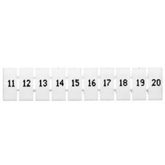 Oznacznik do złączek EZU-5/11-20 biały R34RR-07060001310 /100szt./