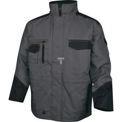 Kurtka Parka z poliestru Oxford powlekanego poliuretanem szaro- czarna rozmiar XXL M5PAR M5PARGNXX