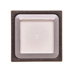 Napęd przycisku 25x25mm biały bez samopowrotu z podświetleniem Q25LTR-WS 087232