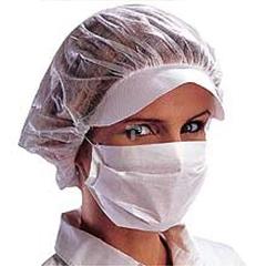 Maska higieniczna z papieru o podwójnej grubości z elastycznym paskiem biała MASQU2