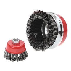 Szczotka druciana doczołowa wzmacniana 100 mm x M14 62H131
