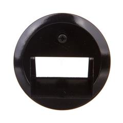 1930 Element centralny do gniazda przyłączeniowego UAE podwójnego czarny 140901