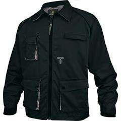 Bluza robocza z poliestru i bawełny rękawy raglanowe miejsce na identyfikator czarno- szara rozmiar XXL M2VES M2VESNOXX