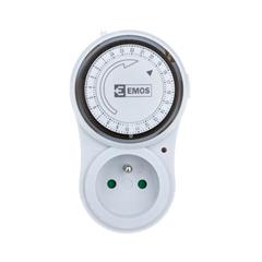 Programator czasowy mechaniczny (gniazdo) 16A 2P+Z dobowy 6FD/2A 1907010020 P5503