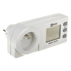 Watomierz cyfrowy 230V 16A 5-3680W 0-999kWh FHT 9999 1911000010 P5801