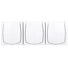 MADERA Gniazdo hermetyczne potrójne z/u SCHUKO 16A IP44 z przesłonami torów i klapką białe GNH-3NSP/00/w