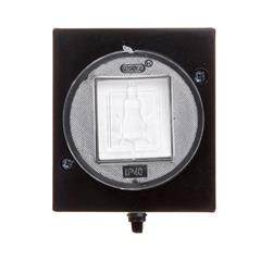 LAMBDA Przycisk hermetyczny ''światło'' 1Z 6A IP44 czarny ŁNH-5LC/25