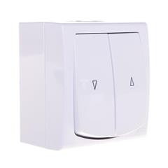 MADERA Łącznik hermetyczny żaluzjowy IP44 biały ŁNH-7N/00