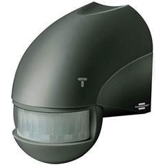 Detektor ruchu na podczerwień PIR 180 stopni IP44 12m antracyt 1171900