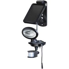 Oprawa solarna ścienna LED SOL 14 plus IP44 2x0,5W 85lm z czujnikiem ruchu czarna 1170980