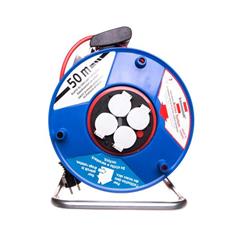 Przedłużacz bębnowy Garant Bretec 50m 4x230V czerwony H05VV-F 3G1,5 1208864