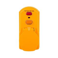 Wtyczka-gniazdo z wyłącznikiem różnicowoprądowym 230V 16A 2P 30mA BDI-A 30 IP54 żółta 1290631