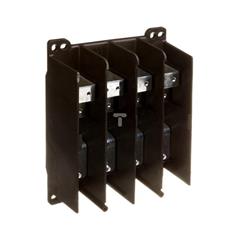 Blok rozdzielczy 4-biegunowy 250A 150mm2 / 1x70mm2 lub 1x50mm2, lub 1x35mm2, lub 2x35mm2 037400