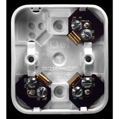 PI Puszka natynkowa pojedyncza biała PWP-3P/00