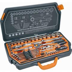 Klucze nasadowe 1/4 cala, 1/2 cala /zestaw 71szt./ 08-635