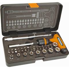 Końcówki wkrętakowe z uchwytem /zestaw 42szt./ 08-709