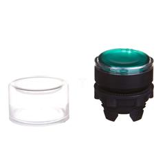 Napęd przycisku zielony z samopowrotem okapturzony IP69K ZB5AP38