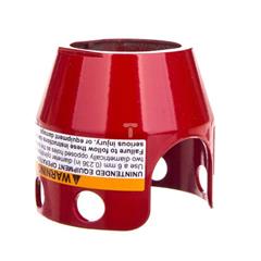 Osłona przycisku bezpieczeństwa fi40 czerwona możliwośc blokowania kłódką ZBZ1604