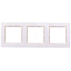 Fiorena Ramka potrójna kremowa 22011803