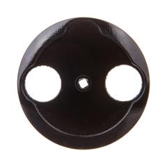 1930 Element centralny do gniazda antenowego 2-wyjściowego czarny 103921