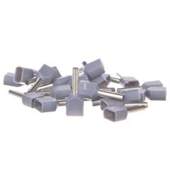 Końcówka tulejkowa izolowana HI 2X0,75/8 DIN E08KH-02020100501 /500szt./