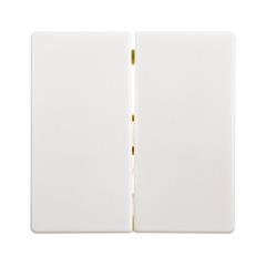 Berker Q.1 Klawisz podwójny do łącznika klawiszowego śnieżnobiały aksamit 16236089