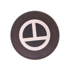 Soczewka przycisku 22mm płaska czarna z symbolem M22-XD-S-X11 218177