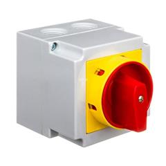 Łącznik krzywkowy 0-1 4P 16A w obudowie /+blokada/ 4G16-92-PK S6