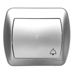 Simon Akord Przycisk /dzwonek/ aluminium metaliowane AD1/26 WMAL-490xxx-D012